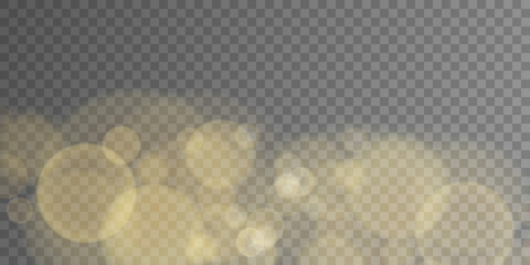  Gold glowing burst explosion on a transparent background. Vector illustration.
