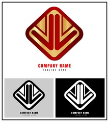 JL monogram logo design for your brand and business, Letter JL