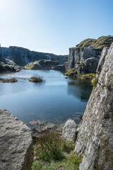 Foggintor Quarry Dartmoor upright image