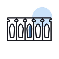 Rectal suppository package vector isolated icon