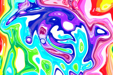 Vector illustration: Modern colorful flow background