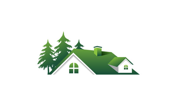 home building business logo stock vector inspiration