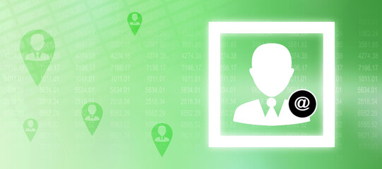 2d illustration business leadership concept
