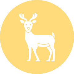 Deer   vector icon  Which Can Easily Modify Or Edit 

