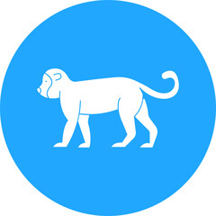 Monkey   vector icon  Which Can Easily Modify Or Edit 

