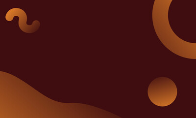 Dark Red Yellow abstract background. Soft gradient. Geometric shapes. Minimalistic backdrop for graphic design, website, banner.