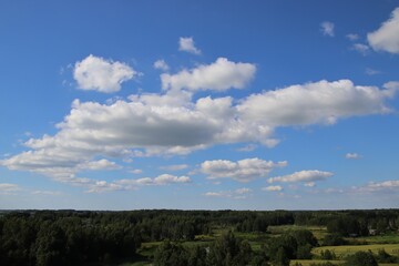 Obraz premium blue sky and clouds