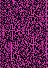 Obraz premium Abstract bright vector acid rave pattern sixties hippie geometric aesthetic style y2k retro