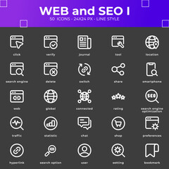 Web and Seo Icon 