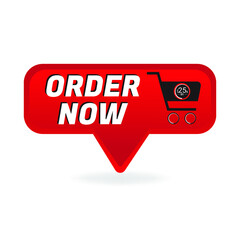 order now button for web design,online shopping web banners. Order now icon