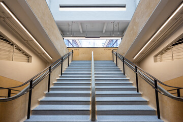 Renovation of Central market with staircase in Hong Kong