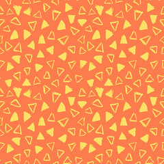 Vector Seamless Hand Drawn Scribble Pattern. Minimal Artistic Sketch Endless Print.