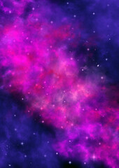 Abstract space background digital art texture for modern and contemporary design for wall art and home decor.