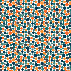 Bright circle seamless pattern
