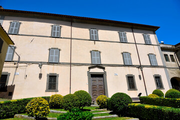 Fototapeta na wymiar bishop's palace Montefiascone Viterbo Italy