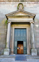 cathedral of santa margherita in renaissance and baroque style Montefiscone Italy