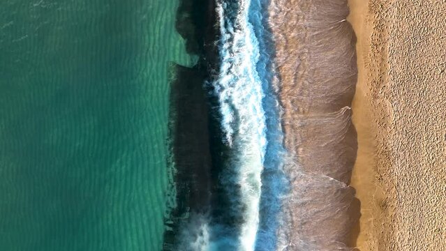Cleopatra Beach aerial view 4 K Turkey Alanya