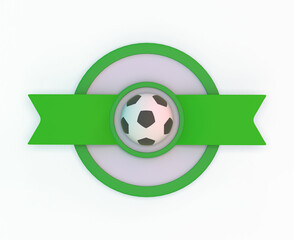 Obraz premium Text Frame For World Cup