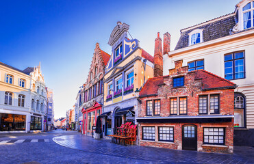 Bruges, Belgium - Beautiful old center, Markt, Flanders travel destination