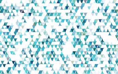 Dark Pink, Blue vector triangle mosaic background.