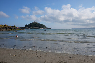 A castle in the middle of the sea