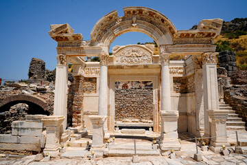 Ephesus Ancient Ruined City in Selcuk, Izmir province, Turkey