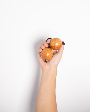 ASALATO SHAKER, make from woods, on white background