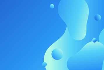 ベクター素材_ウェーブ_ブルー