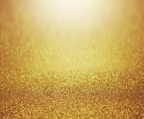 gold sparkle glitter background for Christmas 	