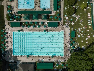 Fun at the local swimming pool