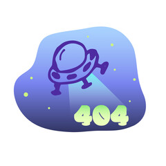 Web 404 Error purple. Page Not Found System Updates, Downloads, Operations, Installers. System maintenance. Flat vector illustration of modern character design. For web p landing page