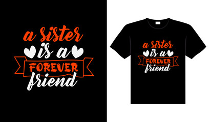 Friends t-shirt design lettering typography quote relationship merchandise design