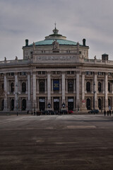 Fototapeta na wymiar Burgtheater in Vienna. 