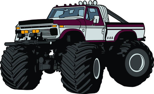 Monster truck 4wd big foot pick up 