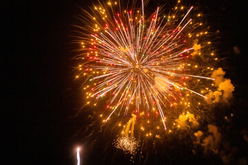 Fototapeta premium 4th of july fireworks, prescott valley arizona