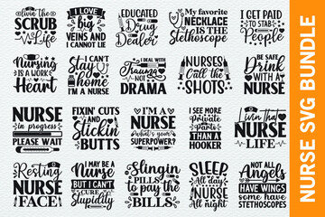 Fototapeta premium nurse svg bundle,Svg Bundle,Stethoscope Bundle,Nurse Clipart ,Doctor Svg Bundle, Nurse Quotes Svg, Doctor Svg,Nurse Superhero, Nurse Svg Heart ,Nurse Life, Stethoscope, Cut Files For Cricut,Silho