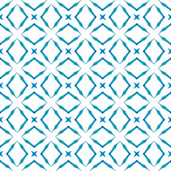Chevron watercolor pattern. Blue delicate boho