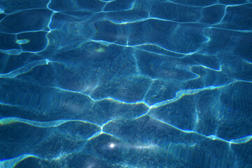 pool water under the sun