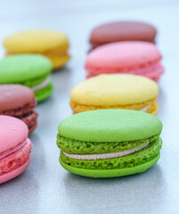 Colorful macaroons