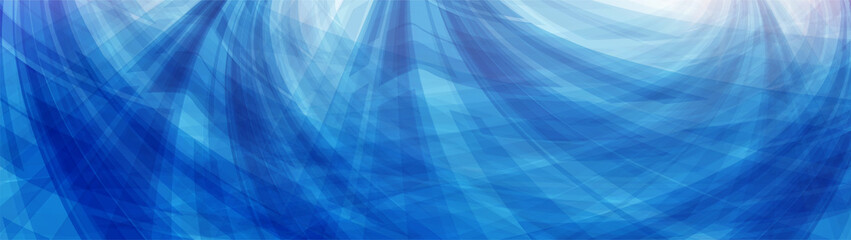 Abstract blue wave on white background vector illustration