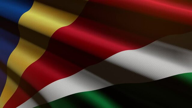 Seychelles flag - loop animation
