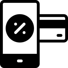 credit card glyph icon