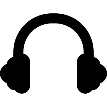 earmuff glyph icon