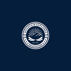 School emblem logo design inspiration