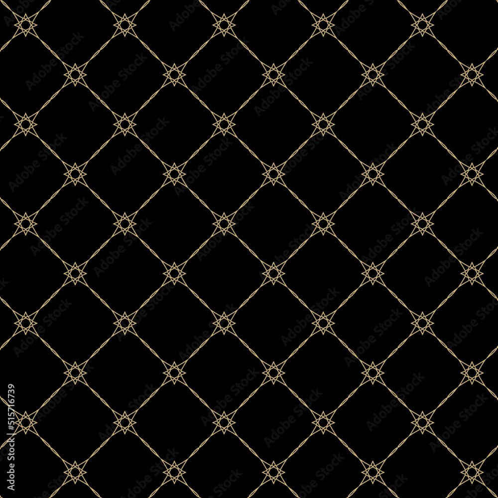 Aufkleber geometric background pattern abstract gold luxury color vector print. cristmass design seamless patt
