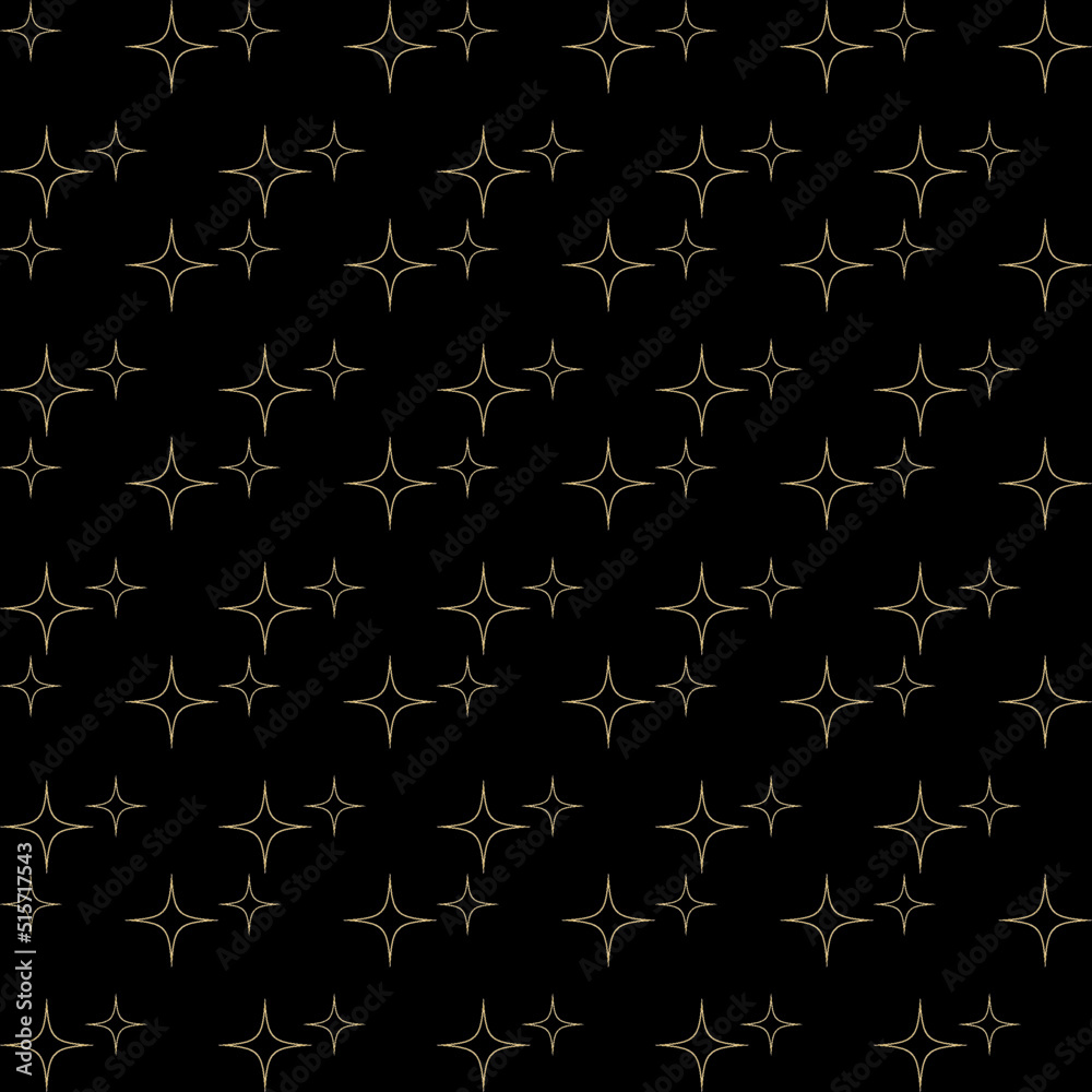 Poster geometric background pattern abstract gold luxury color vector print. cristmass design seamless patt