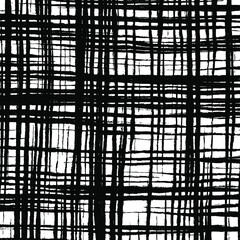 Slim lines texture. Parallel and intersecting lines abstract pattern. Abstract textured effect. Black isolated on white background.Vector illustration. EPS10.
