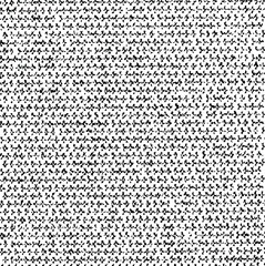 Rich, heavy fabric texture. Vector texture of weaving cloth. Grunge background. Abstract halftone vector illustration. Overlay for interesting effect and depth. Black isolated on white background.