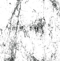 Scratched Grunge Urban Background Texture Vector. Dust Overlay Distress Grainy Grungy Effect. Distressed Backdrop Vector Illustration. Isolated Black on White Background. EPS 10.