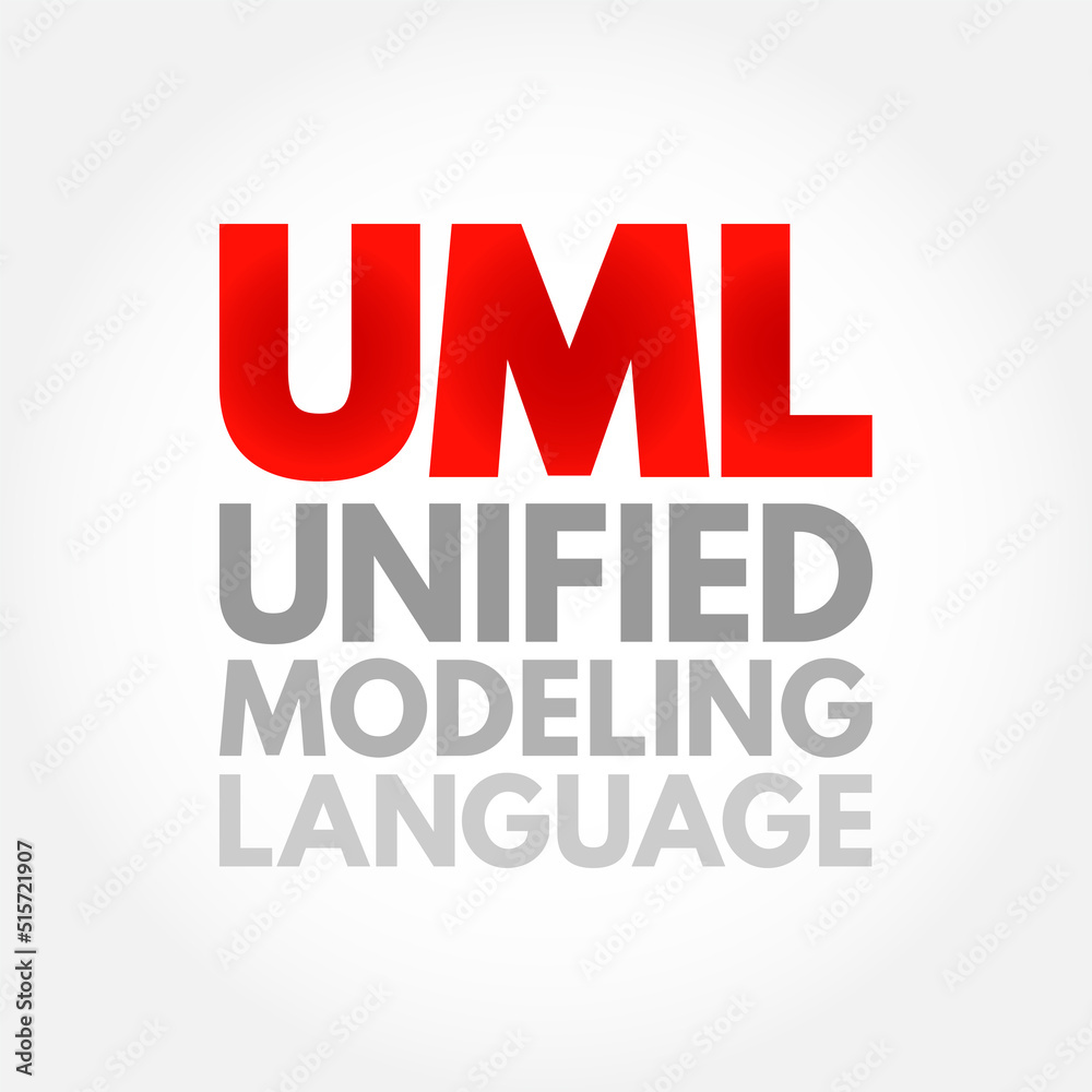 Poster uml unified modeling language - general-purpose, developmental, modeling language in the field of so